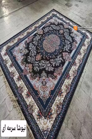 فرش نیوشا 440 شانه نگین کسری کاشان